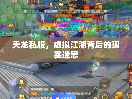天龙私服，虚拟江湖背后的现实迷思