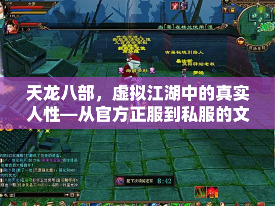 天龙八部，虚拟江湖中的真实人性—从官方正服到私服的文化折射