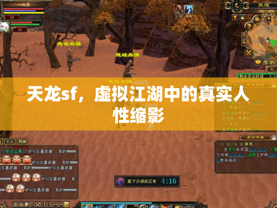 天龙sf，虚拟江湖中的真实人性缩影