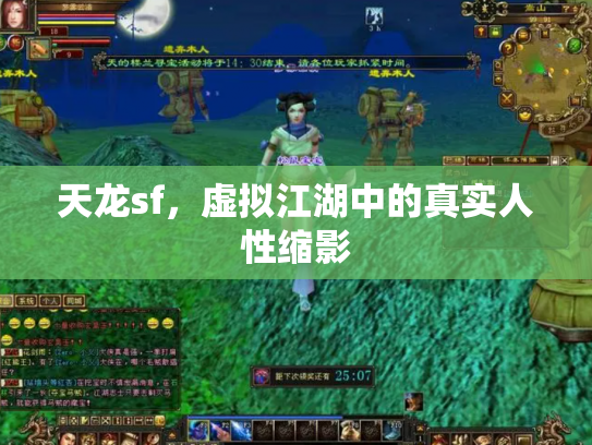 天龙sf，虚拟江湖中的真实人性缩影