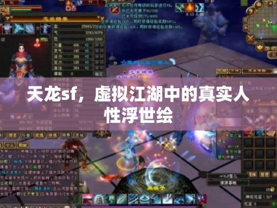 天龙sf，虚拟江湖中的真实人性浮世绘