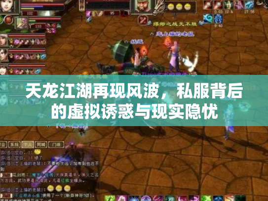 天龙江湖再现风波，私服背后的虚拟诱惑与现实隐忧