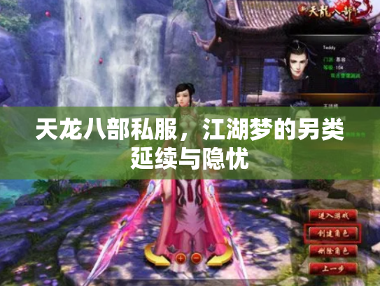 天龙八部私服，江湖梦的另类延续与隐忧