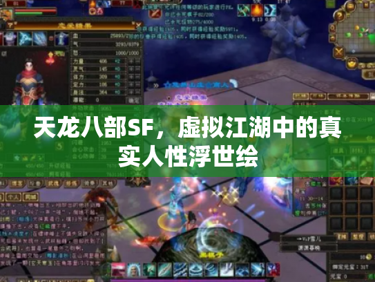 天龙八部SF，虚拟江湖中的真实人性浮世绘