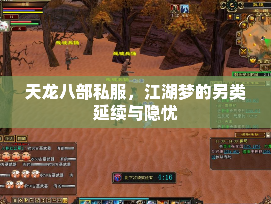 天龙八部私服，江湖梦的另类延续与隐忧