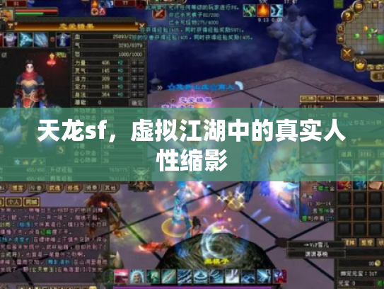 天龙sf，虚拟江湖中的真实人性缩影