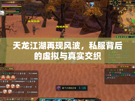 天龙江湖再现风波，私服背后的虚拟与真实交织
