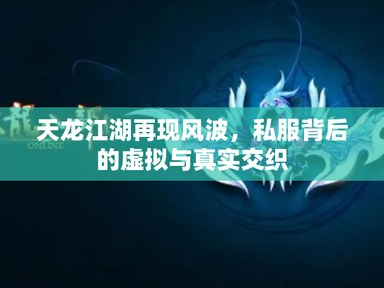 天龙江湖再现风波，私服背后的虚拟与真实交织