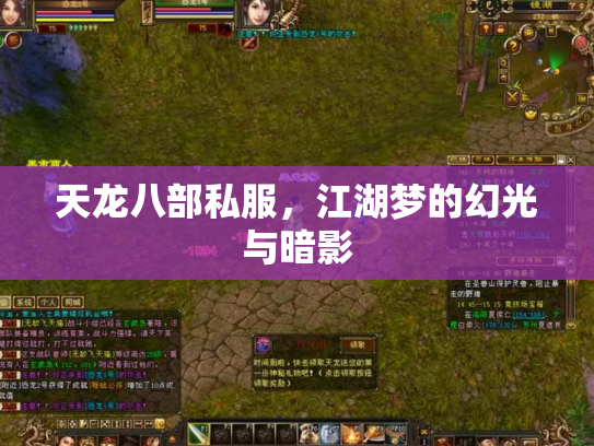 天龙八部私服，江湖梦的幻光与暗影