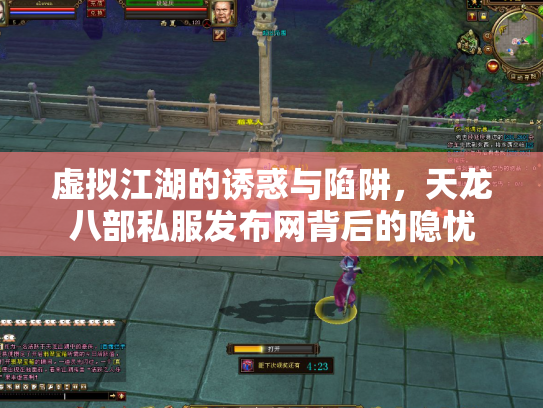 虚拟江湖的诱惑与陷阱，天龙八部私服发布网背后的隐忧