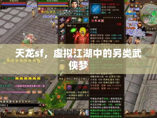 天龙sf，虚拟江湖中的另类武侠梦