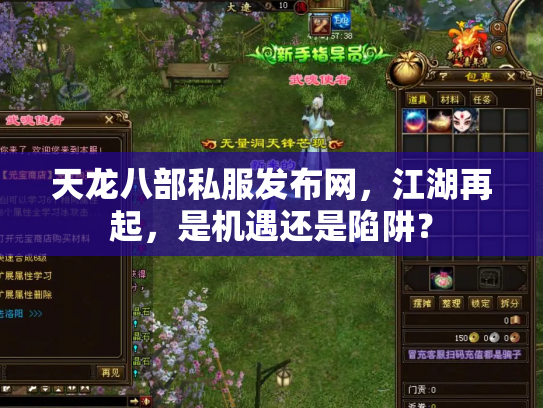 天龙八部私服发布网，江湖再起，是机遇还是陷阱？