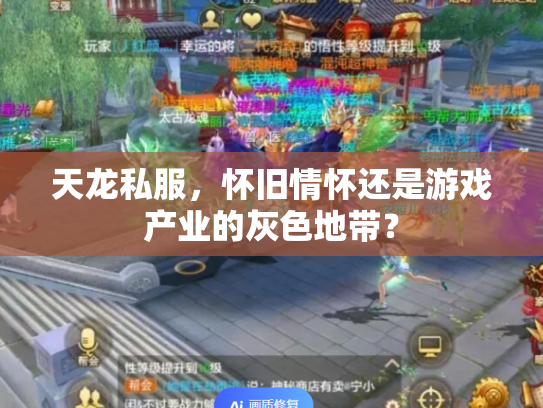 天龙私服，怀旧情怀还是游戏产业的灰色地带？