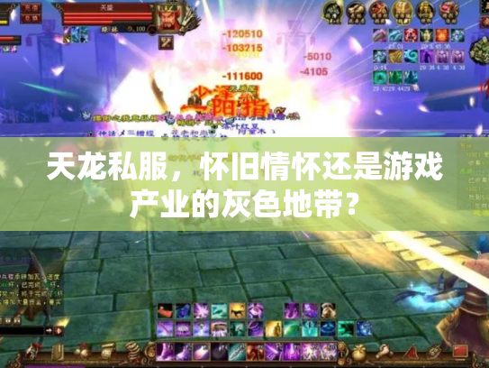天龙私服，怀旧情怀还是游戏产业的灰色地带？