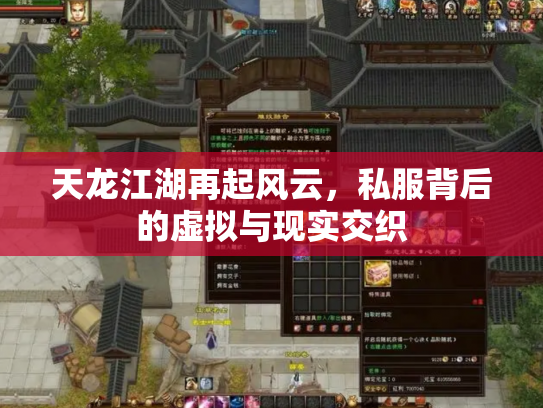 天龙江湖再起风云，私服背后的虚拟与现实交织