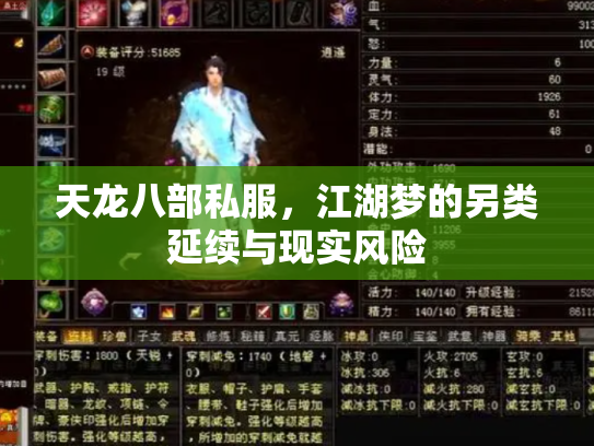 天龙八部私服，江湖梦的另类延续与现实风险
