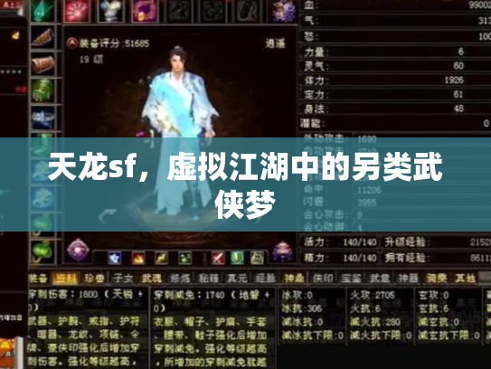 天龙sf，虚拟江湖中的另类武侠梦