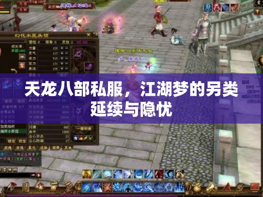 天龙八部私服，江湖梦的另类延续与隐忧