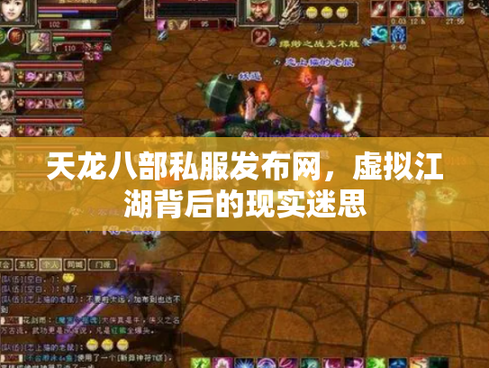 天龙八部私服发布网，虚拟江湖背后的现实迷思