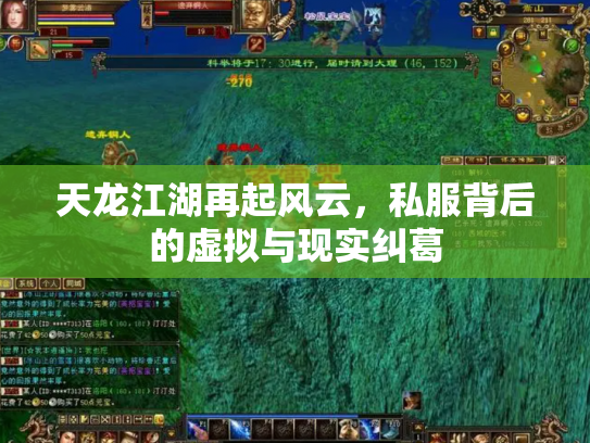 天龙江湖再起风云，私服背后的虚拟与现实纠葛