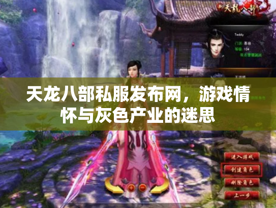 天龙八部私服发布网，游戏情怀与灰色产业的迷思