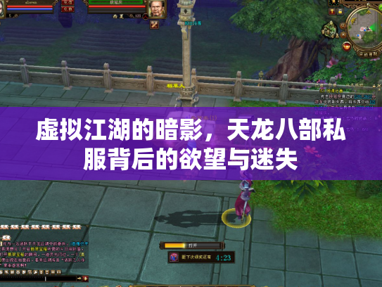 虚拟江湖的暗影，天龙八部私服背后的欲望与迷失
