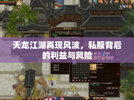 天龙江湖再现风波，私服背后的利益与风险