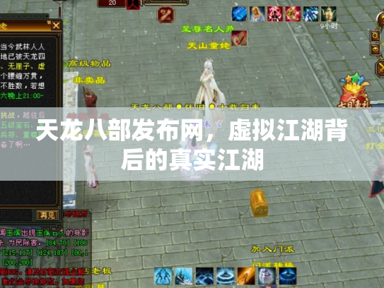 天龙八部发布网，虚拟江湖背后的真实江湖