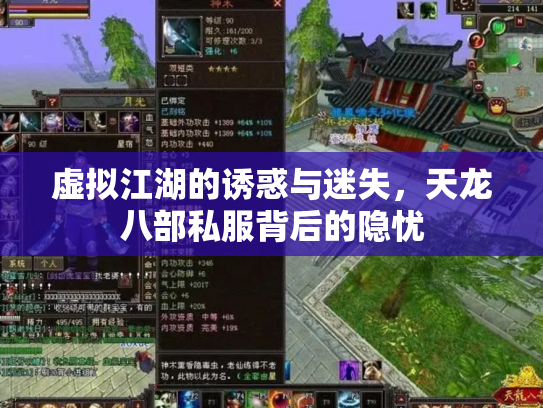 虚拟江湖的诱惑与迷失，天龙八部私服背后的隐忧