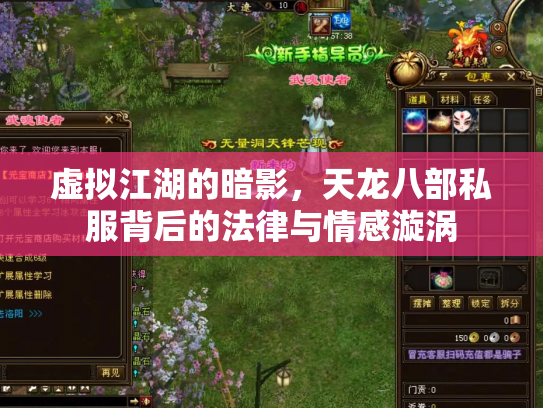虚拟江湖的暗影，天龙八部私服背后的法律与情感漩涡