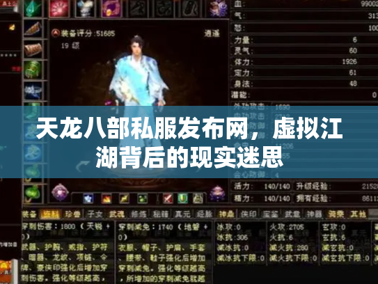 天龙八部私服发布网，虚拟江湖背后的现实迷思