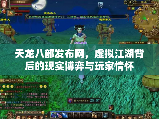 天龙八部发布网，虚拟江湖背后的现实博弈与玩家情怀