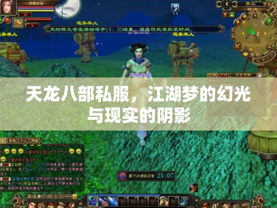 天龙八部私服，江湖梦的幻光与现实的阴影