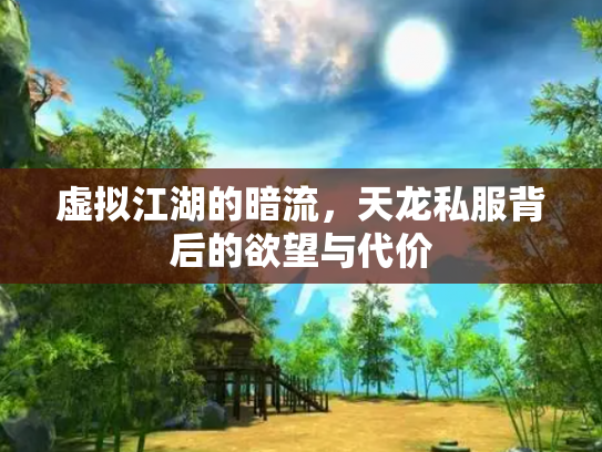 虚拟江湖的暗流，天龙私服背后的欲望与代价