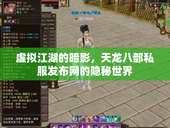 虚拟江湖的暗影，天龙八部私服发布网的隐秘世界