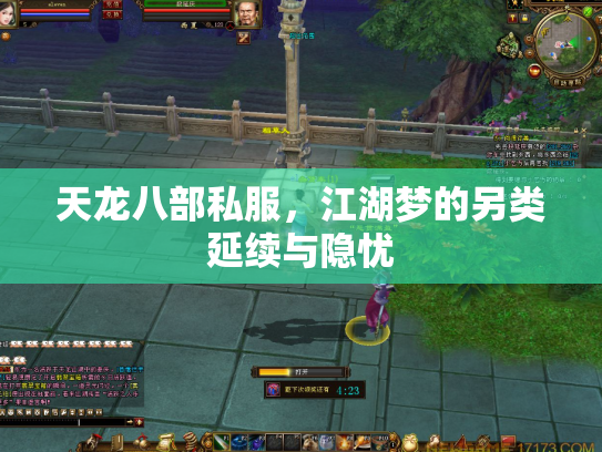 天龙八部私服，江湖梦的另类延续与隐忧