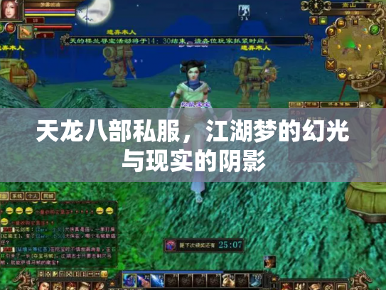 天龙八部私服，江湖梦的幻光与现实的阴影