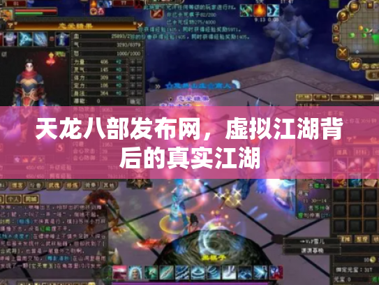 天龙八部发布网，虚拟江湖背后的真实江湖