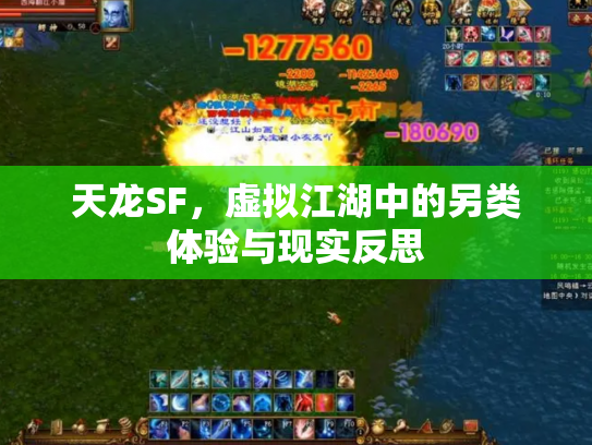 天龙SF，虚拟江湖中的另类体验与现实反思