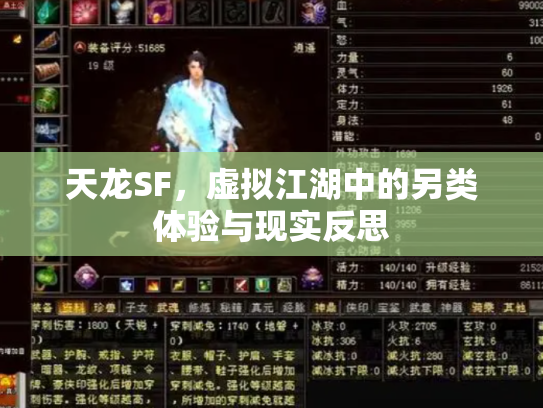 天龙SF，虚拟江湖中的另类体验与现实反思