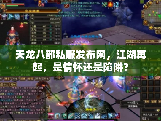 天龙八部私服发布网，江湖再起，是情怀还是陷阱？