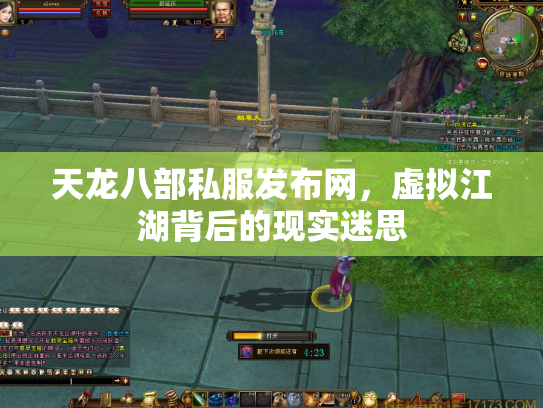 天龙八部私服发布网，虚拟江湖背后的现实迷思