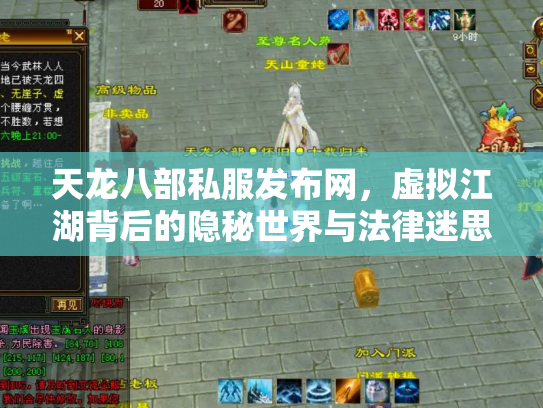 天龙八部私服发布网，虚拟江湖背后的隐秘世界与法律迷思