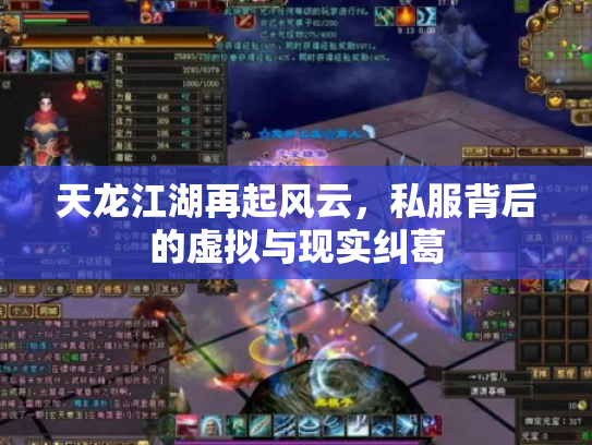 天龙江湖再起风云，私服背后的虚拟与现实纠葛