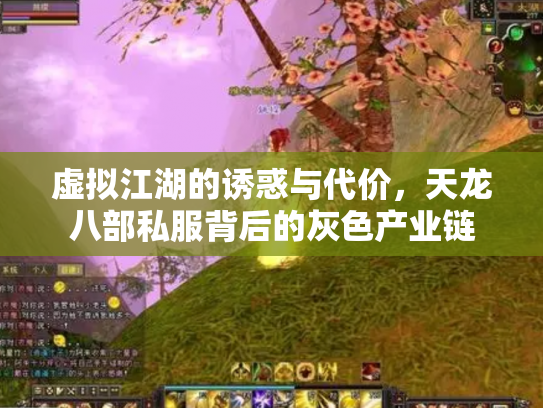 虚拟江湖的诱惑与代价，天龙八部私服背后的灰色产业链