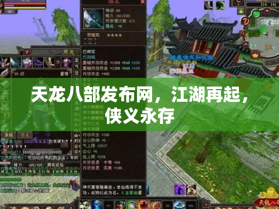天龙八部发布网，江湖再起，侠义永存
