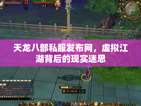天龙八部私服发布网，虚拟江湖背后的现实迷思