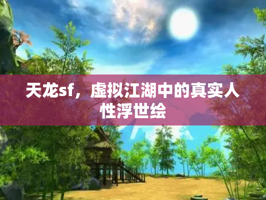 天龙sf，虚拟江湖中的真实人性浮世绘