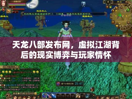 天龙八部发布网，虚拟江湖背后的现实博弈与玩家情怀