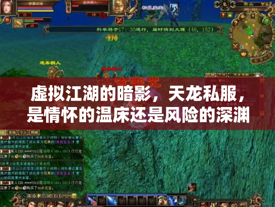 虚拟江湖的暗影，天龙私服，是情怀的温床还是风险的深渊？